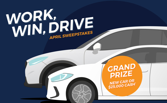 Your April Sweepstakes